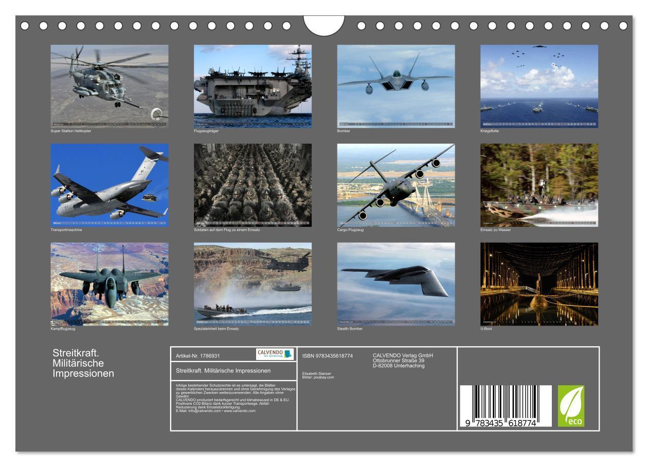 Bild: 9783435618774 | Streitkraft. Militärische Impressionen (Wandkalender 2025 DIN A4...