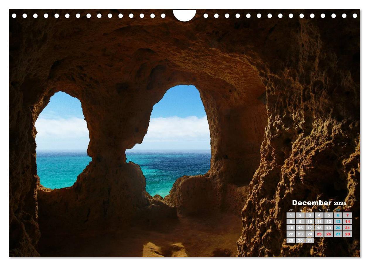 Bild: 9781325951383 | ALGARVE Portugals red coast (Wall Calendar 2025 DIN A4 landscape),...