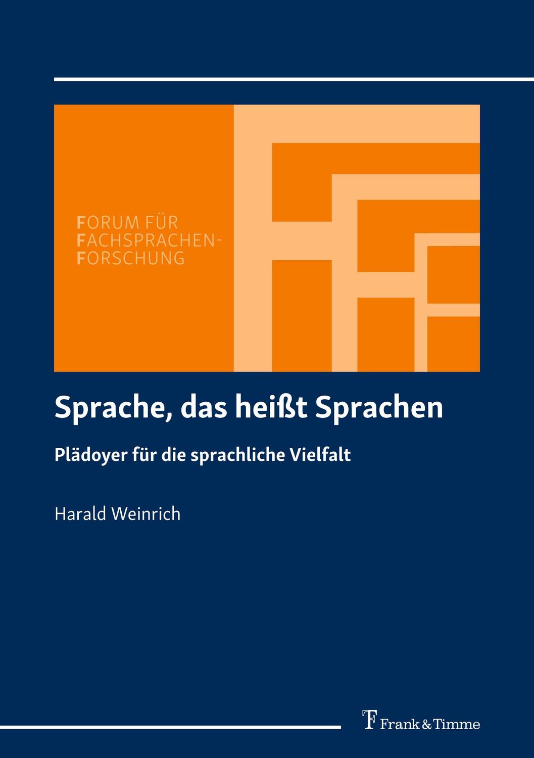 Cover: 9783732908790 | Sprache, das heißt Sprachen | Plädoyer für die sprachliche Vielfalt