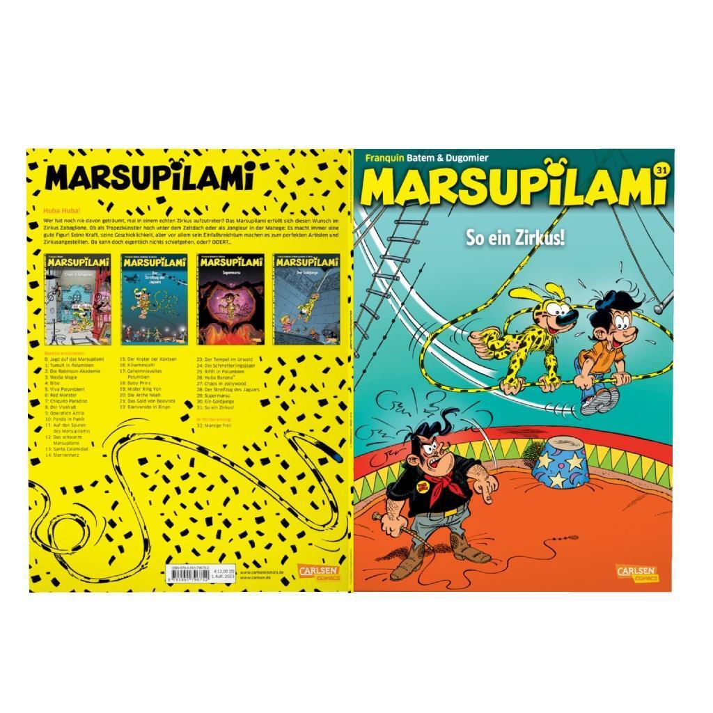 Bild: 9783551796752 | Marsupilami 31: So ein Zirkus! | André Franquin (u. a.) | Taschenbuch