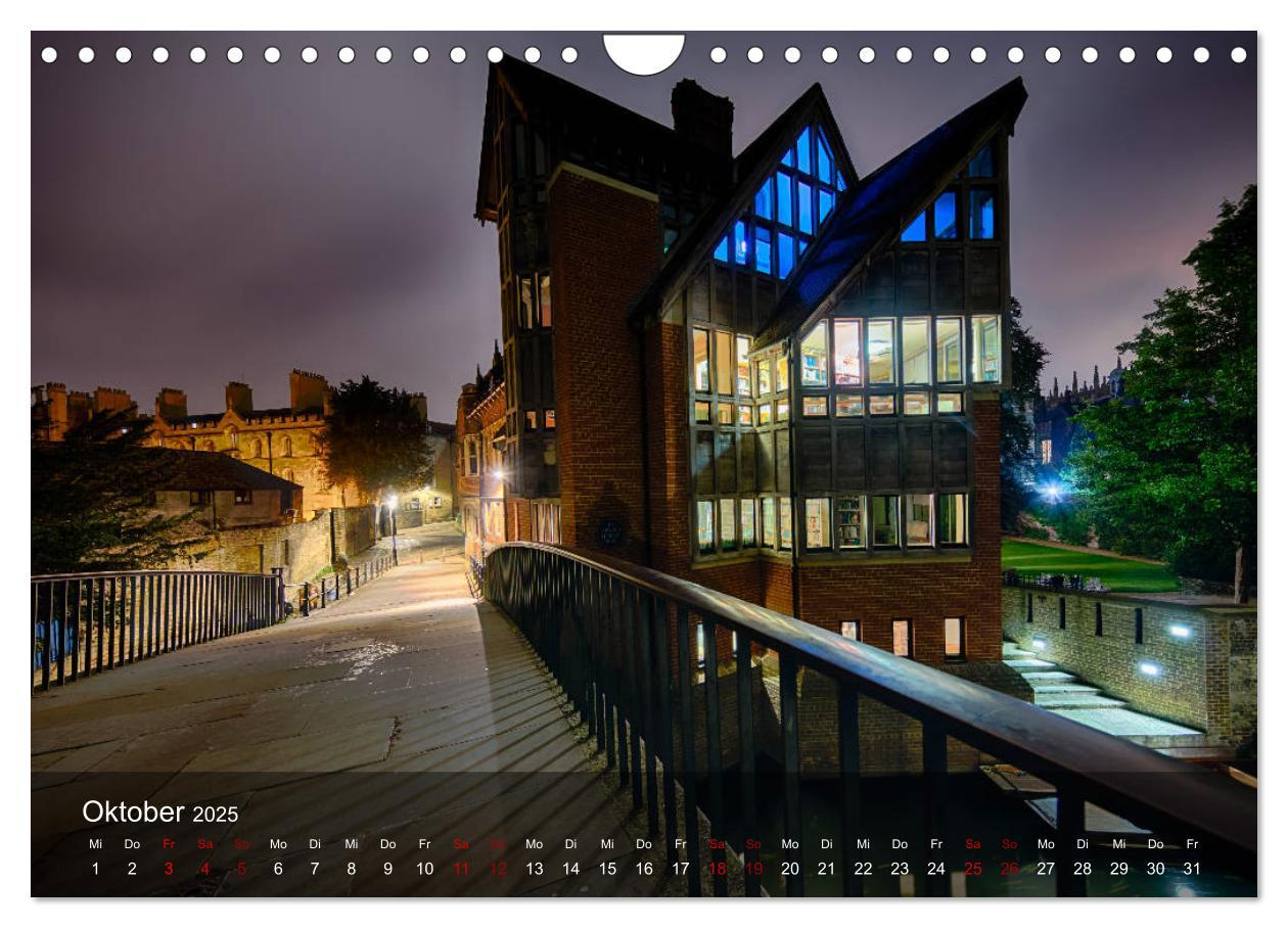 Bild: 9783435402960 | Cambridge street view (Wandkalender 2025 DIN A4 quer), CALVENDO...