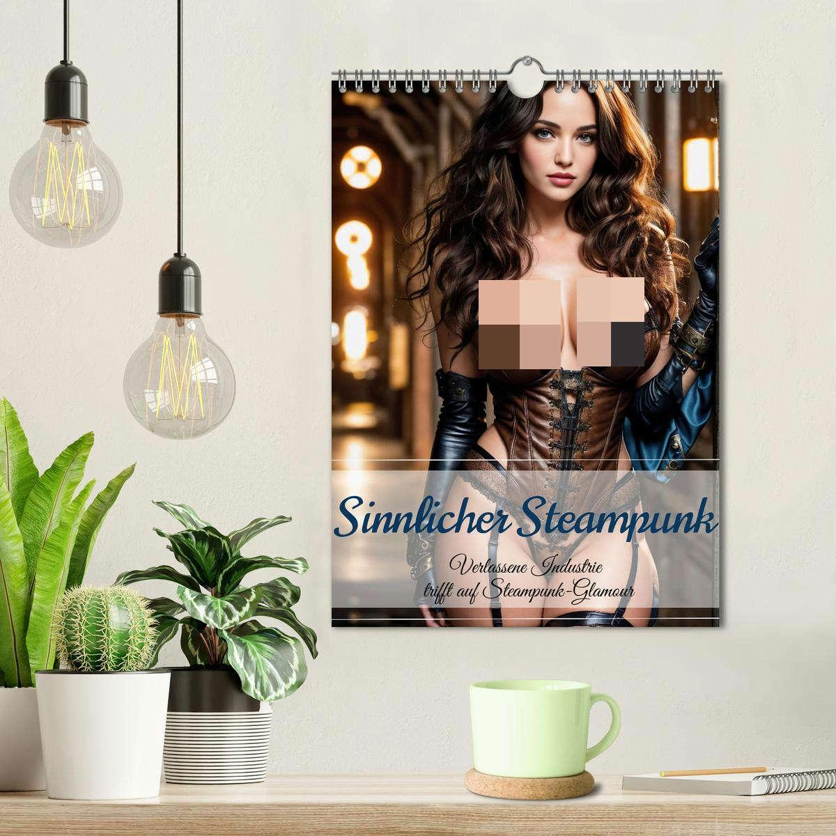 Bild: 9783383771026 | Sinnlicher Steampunk (Wandkalender 2025 DIN A4 hoch), CALVENDO...