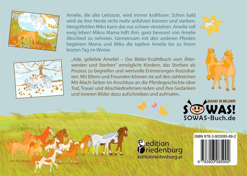 Rückseite: 9783903085992 | Ade, geliebte Amelie! Das Bilder-Erzählbuch vom Älterwerden und...