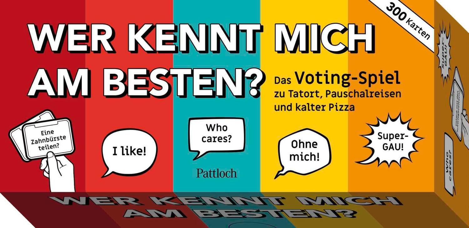 Cover: 4260308345494 | Wer kennt mich am besten? | Pattloch Verlag | Spiel | Schachtel | 2024