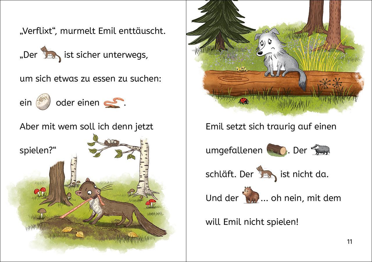 Bild: 9783743214200 | Bildermaus - Der kleine Wolf findet einen Freund | Julie Leuze | Buch