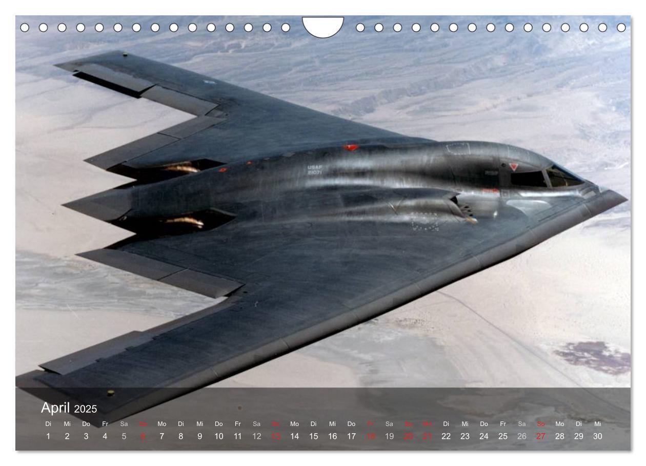 Bild: 9783435619085 | Luftwaffe. Kampfflugzeuge der USA (Wandkalender 2025 DIN A4 quer),...