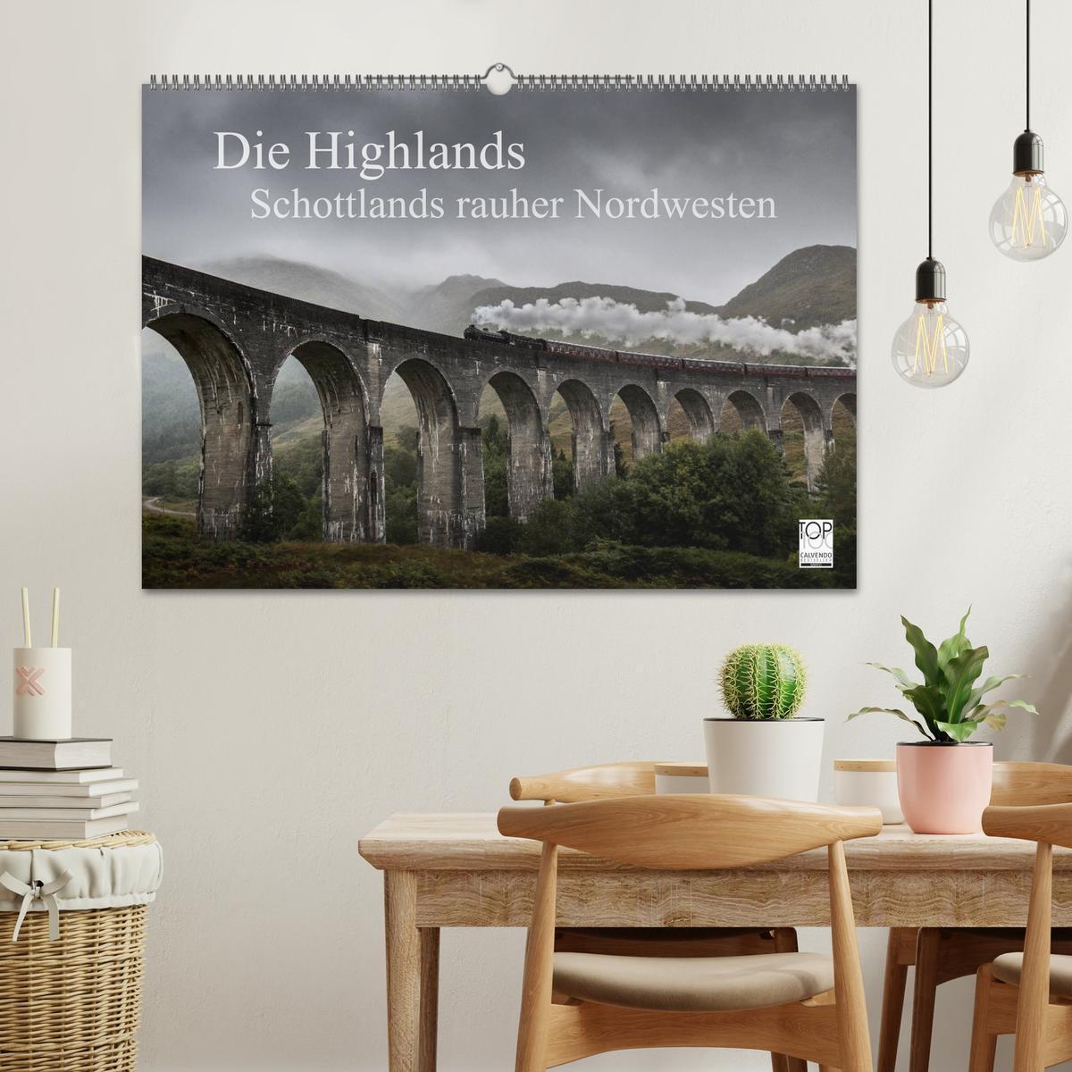 Bild: 9783435538713 | Die Highlands - Schottlands rauher Nordwesten (Wandkalender 2025...