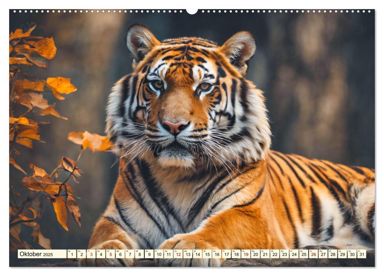 Bild: 9783383814198 | Tiger ganz nah (Wandkalender 2025 DIN A2 quer), CALVENDO...