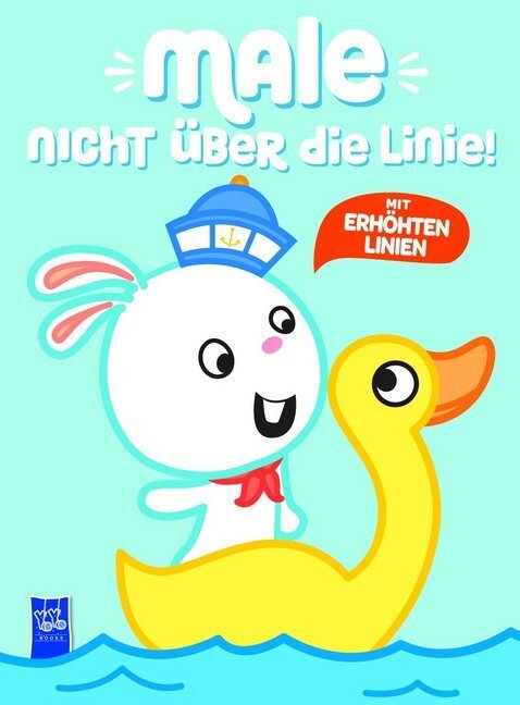 Cover: 9789463788748 | Male nicht über die Linie - Blau | Mit erhöhten Linien | Taschenbuch