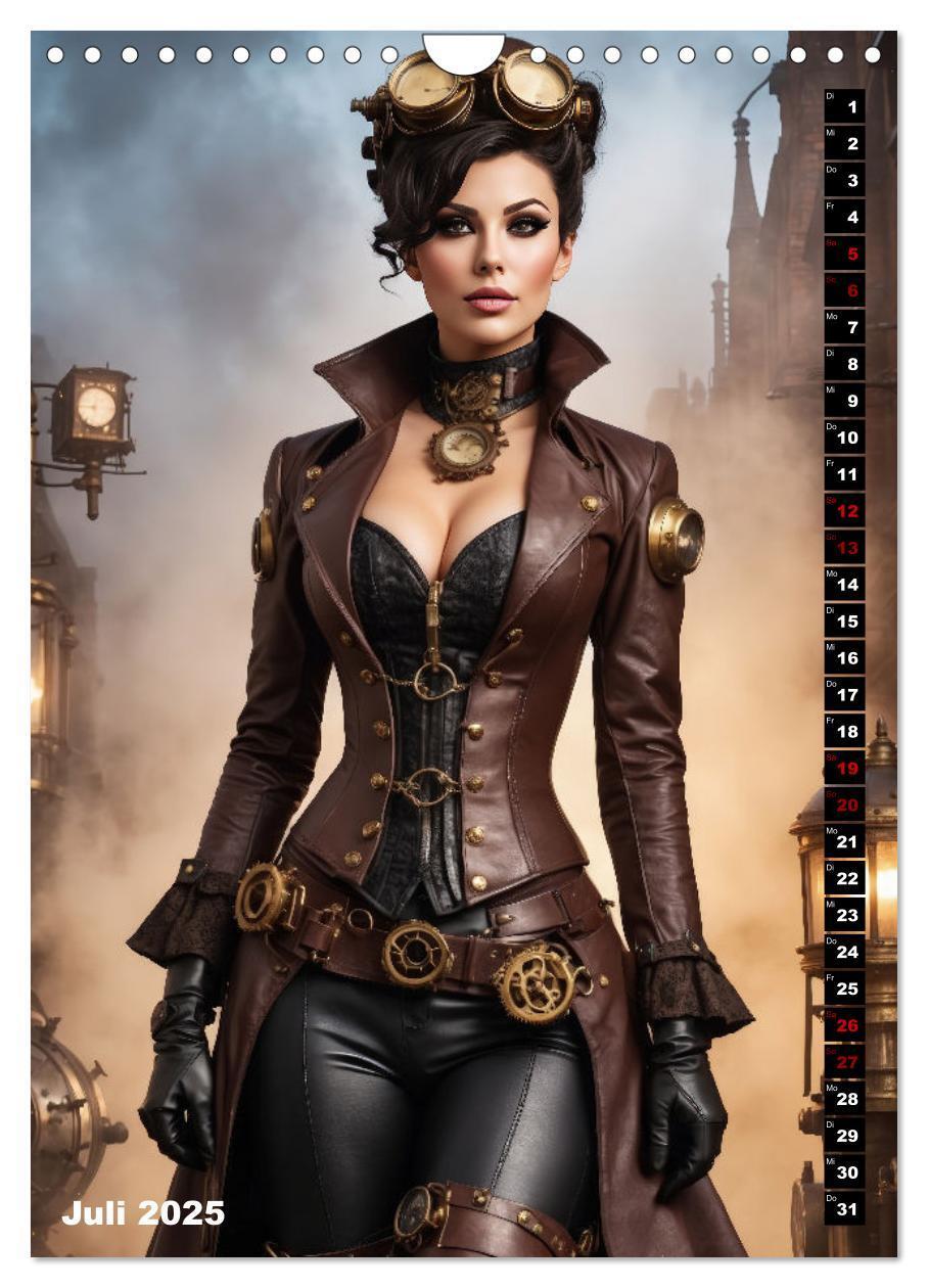 Bild: 9783435843992 | Steampunk Divas (Wandkalender 2025 DIN A4 hoch), CALVENDO...