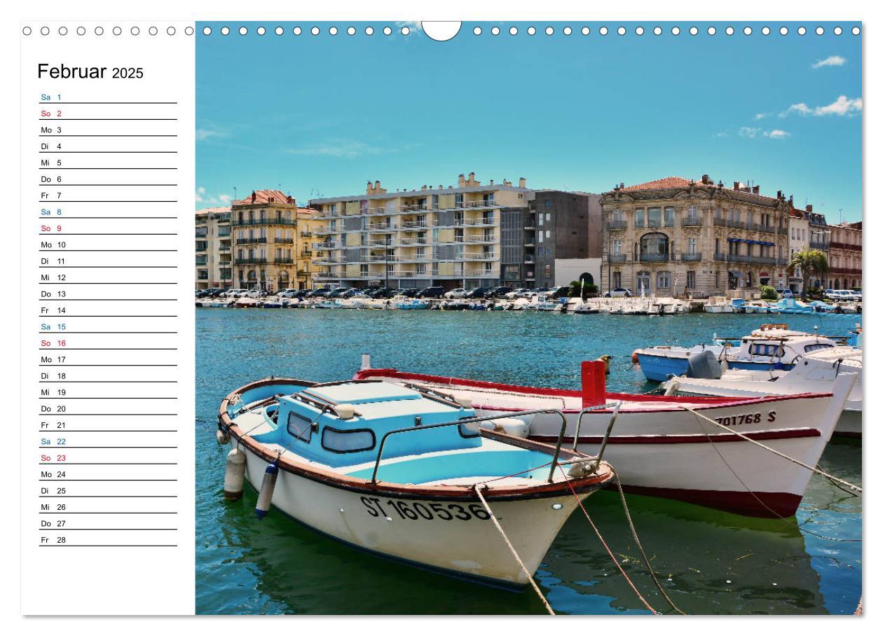 Bild: 9783435445325 | Sète - Das Venedig des Languedoc (Wandkalender 2025 DIN A3 quer),...