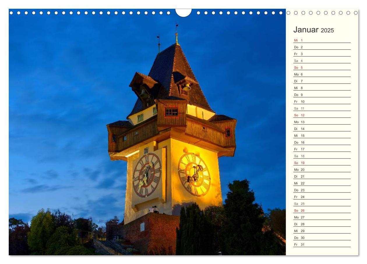 Bild: 9783435524471 | Graz - Metropole der Steiermark (Wandkalender 2025 DIN A3 quer),...