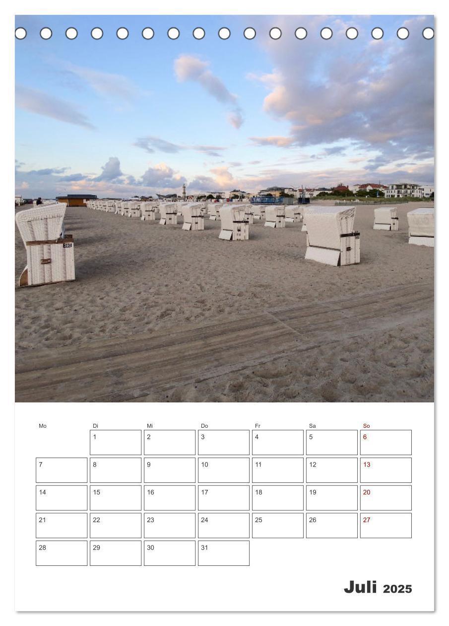 Bild: 9783435901982 | Warnemünde Urlaub für zu Hause (Tischkalender 2025 DIN A5 hoch),...