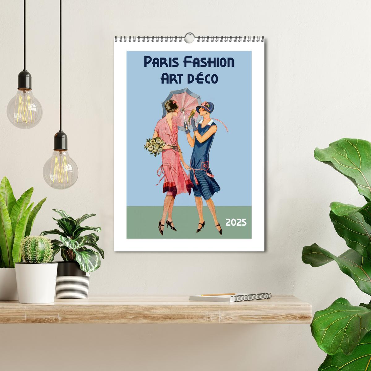 Bild: 9783383966866 | Paris Fashion Art déco (Wandkalender 2025 DIN A3 hoch), CALVENDO...