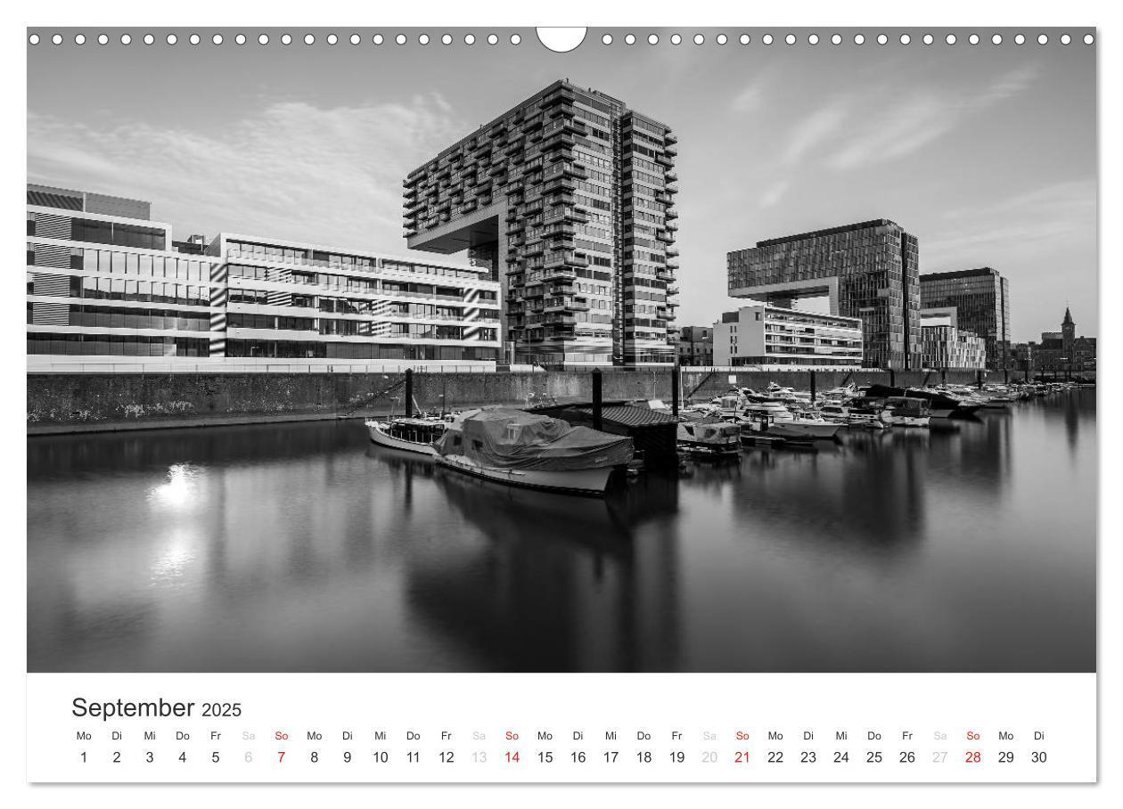 Bild: 9783435556915 | Köln - monochrome Ansichten (Wandkalender 2025 DIN A3 quer),...