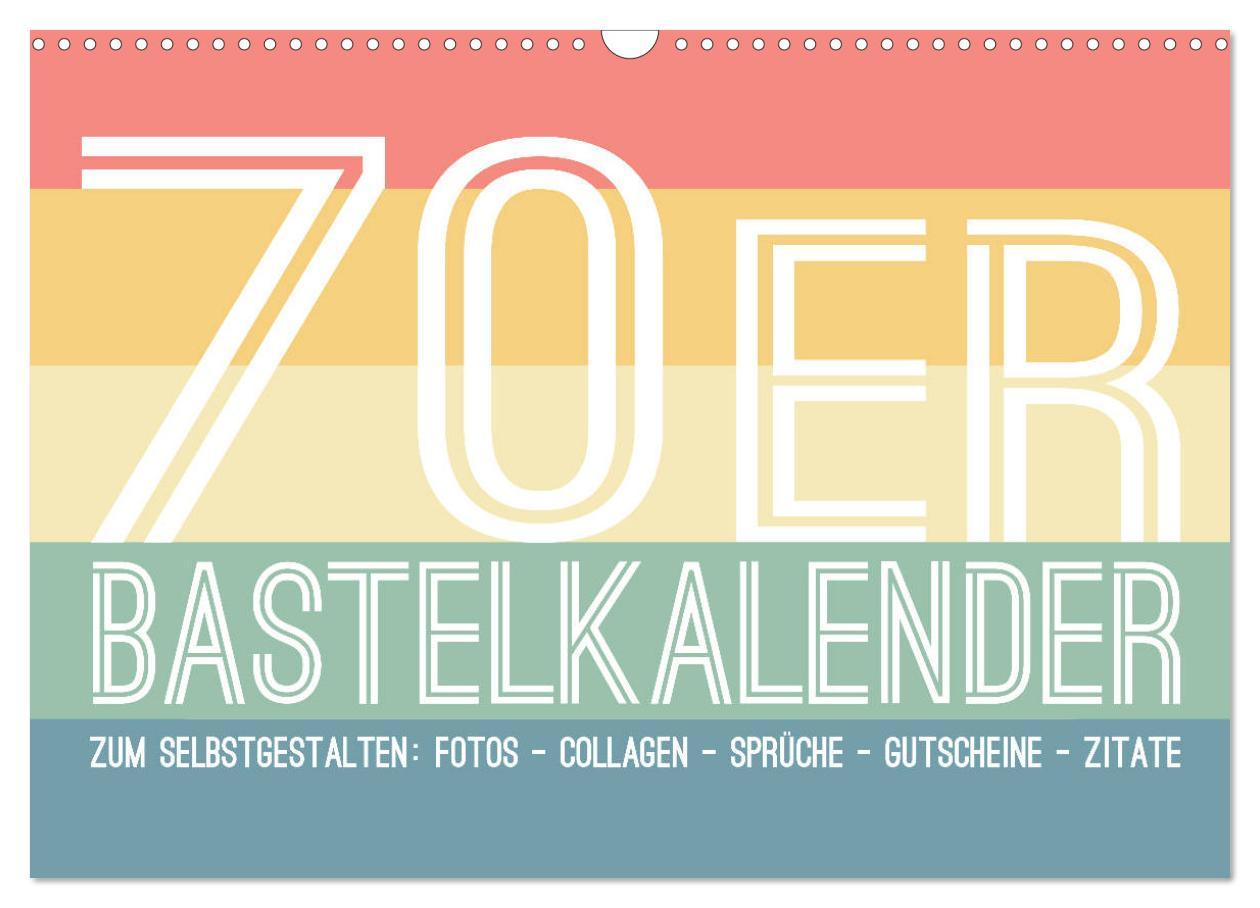 Cover: 9783435226863 | 70er Jahre Bastelkalender - DIY Kreativ-Kalender zum...