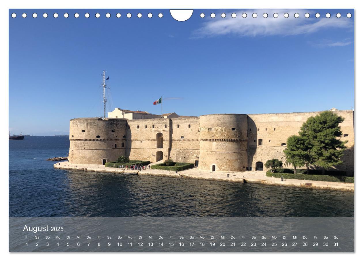 Bild: 9783435021147 | Apuliens Küstenorte (Wandkalender 2025 DIN A4 quer), CALVENDO...