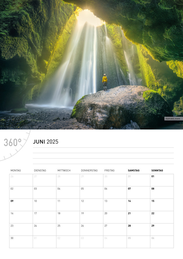 Bild: 9783968555805 | 360° Europas Hoher Norden Broschürenkalender 2025 | Kalender | 28 S.