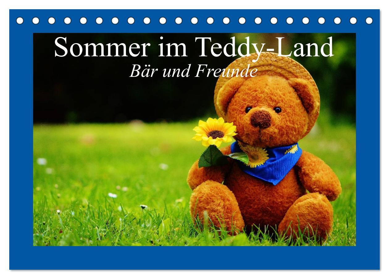 Cover: 9783435593972 | Sommer im Teddy-Land. Bär und Freunde (Tischkalender 2025 DIN A5...