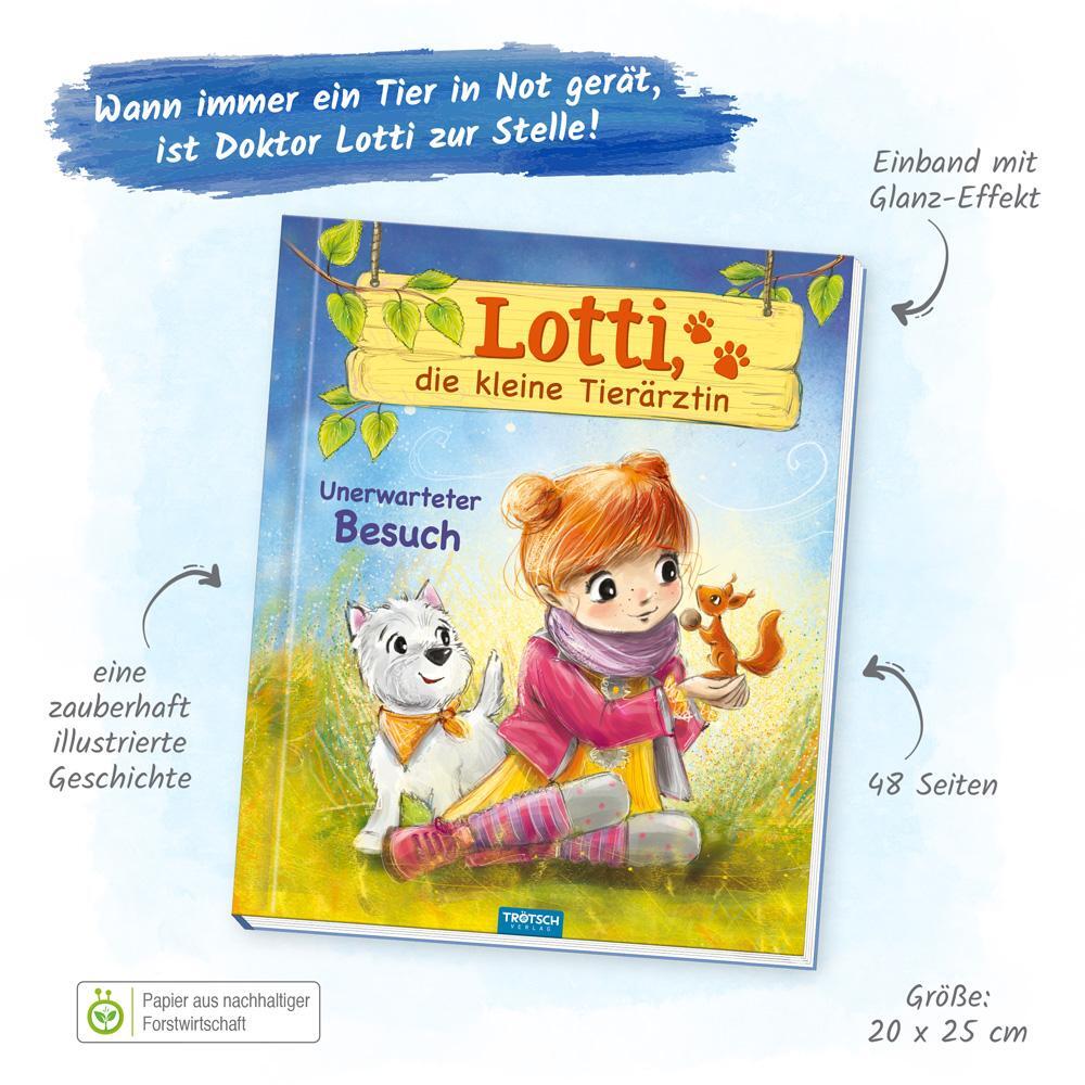 Bild: 9783965528901 | Trötsch Lotti, die kleine Tierärztin Unerwarteter Besuch | Buch | 2023