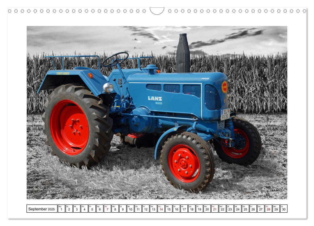 Bild: 9783383942808 | HANOMAG und LANZ Oldtimer Modelle (Wandkalender 2025 DIN A3 quer),...