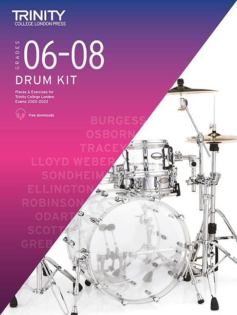 Cover: 9780857368140 | Trinity College London Drum Kit 2020-2023. Initial-Grade 6-8 | London