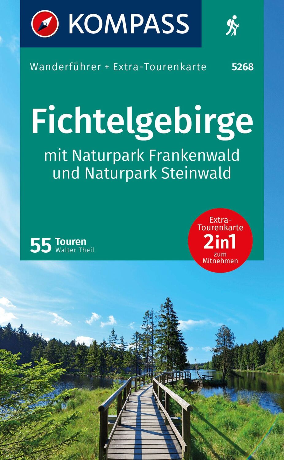 Cover: 9783991542155 | KOMPASS Wanderführer Fichtelgebirge mit Naturpark Frankenwald und...