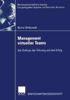 Cover: 9783824406517 | Management virtueller Teams | Der Einfluss der Führung auf den Erfolg