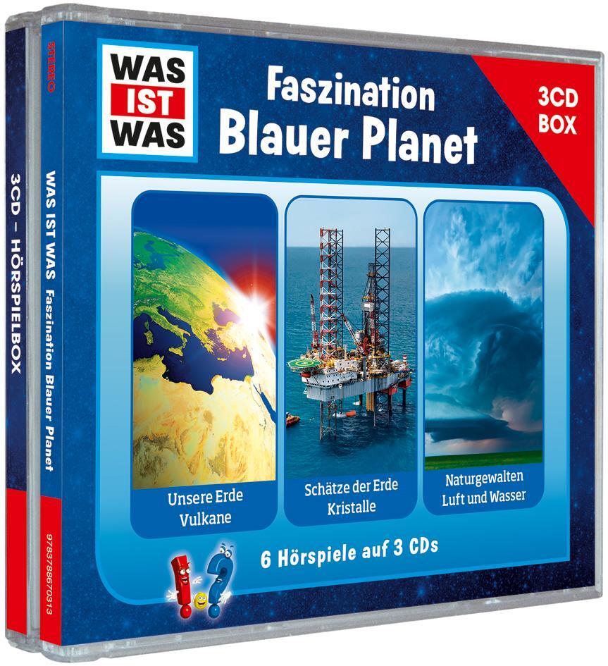 Cover: 9783788670313 | WAS IST WAS 3-CD Hörspielbox. Faszination Blauer Planet | Co.KG | CD