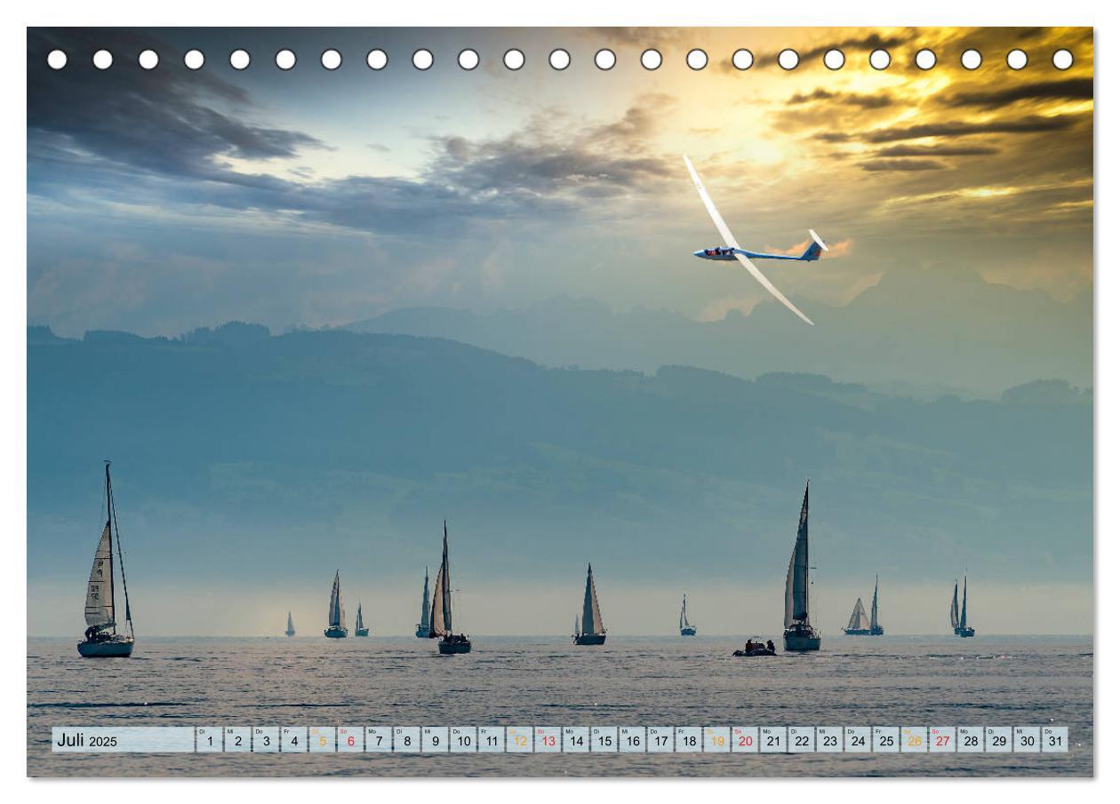 Bild: 9783435147885 | Segelflug, ein Stück Freiheit (Tischkalender 2025 DIN A5 quer),...