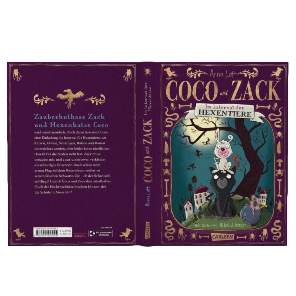 Bild: 9783551557995 | Coco und Zack - Im Internat der Hexentiere | Anna Lott | Buch | 136 S.