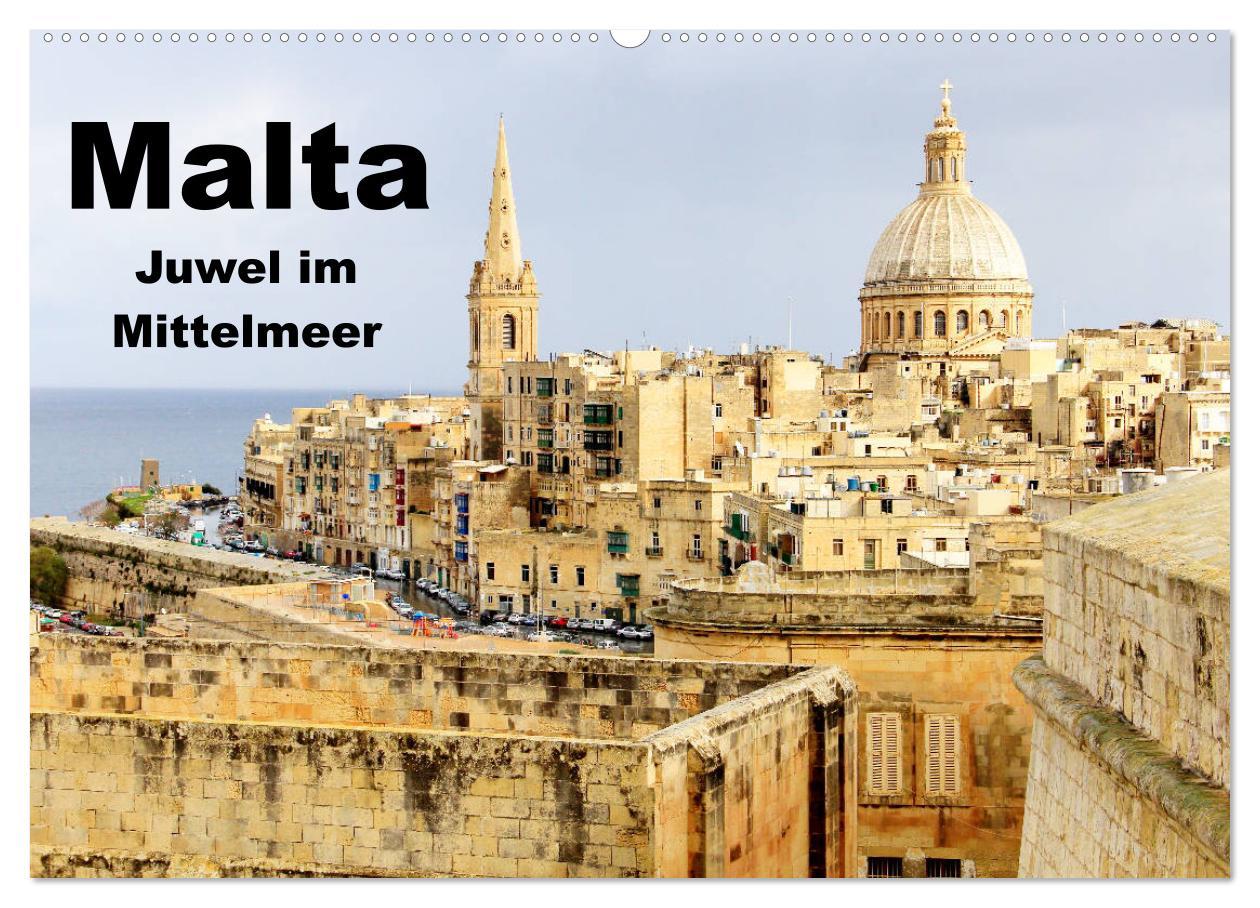 Cover: 9783435618095 | Malta - Juwel im Mittelmeer (Wandkalender 2025 DIN A2 quer),...