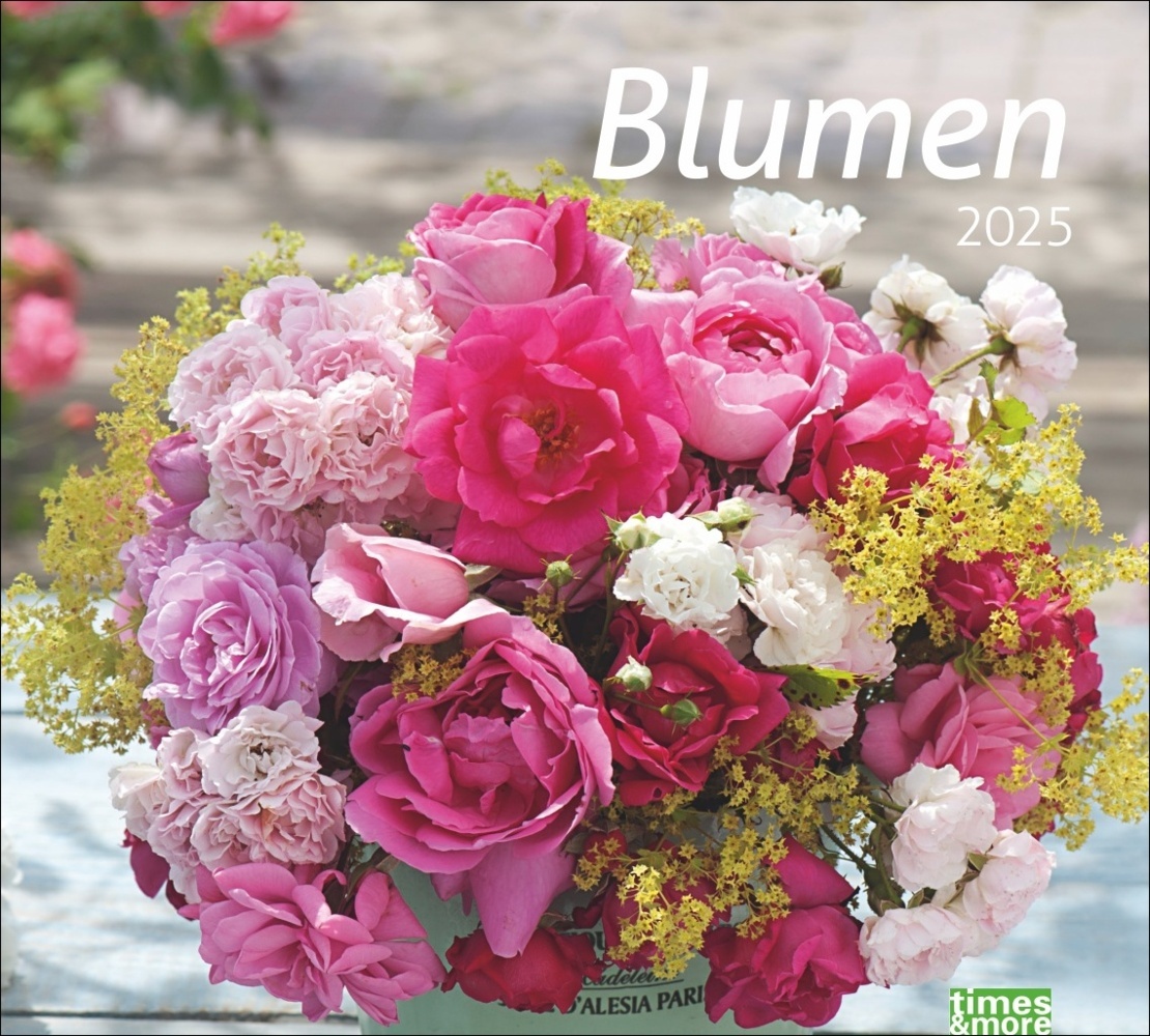 Cover: 9783756406876 | Blumen Bildkalender 2025 | Kalender | Spiralbindung | 14 S. | Deutsch