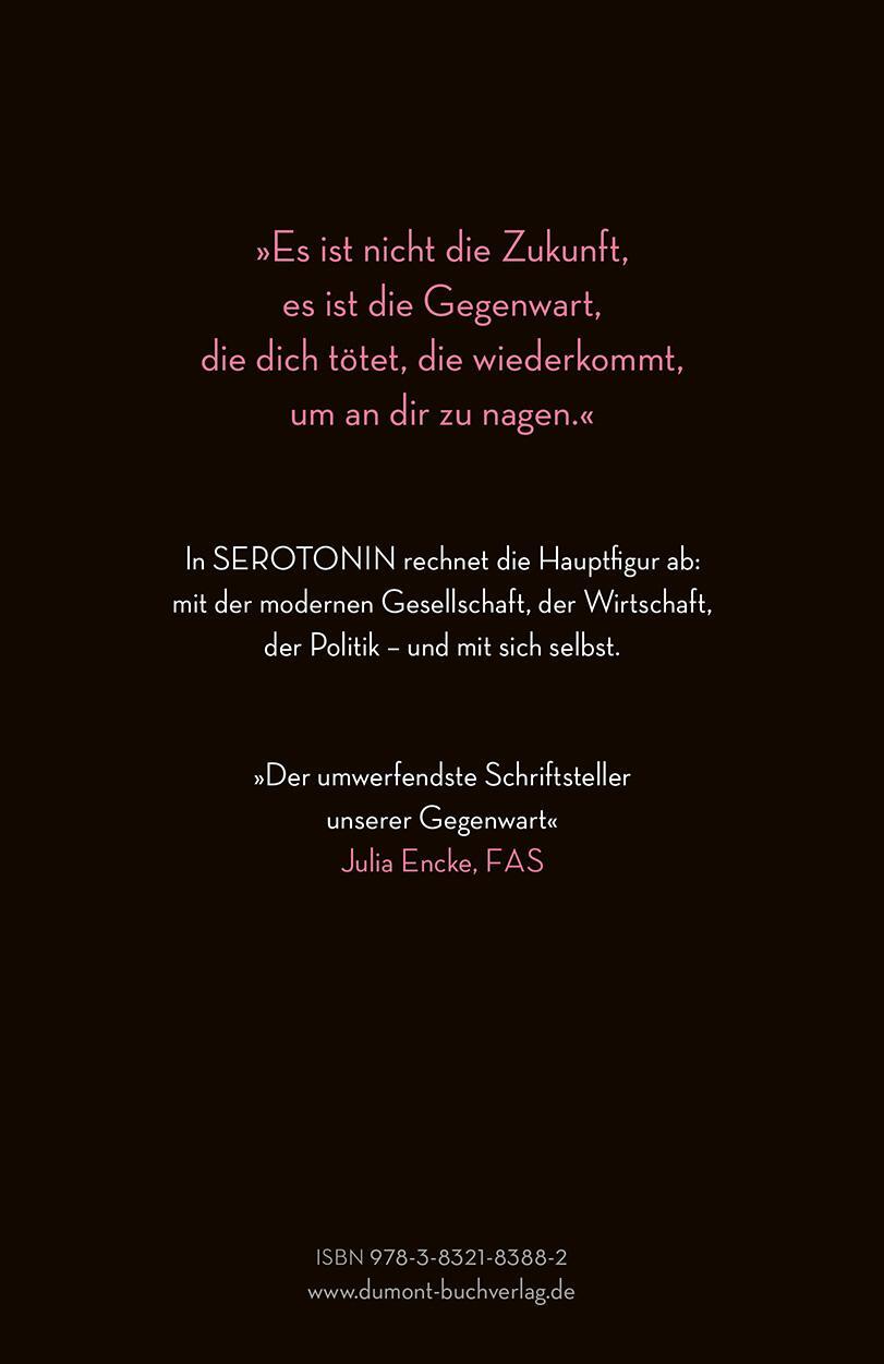 Rückseite: 9783832183882 | Serotonin | Michel Houellebecq | Buch | Deutsch | 2019