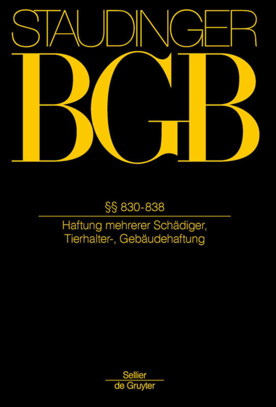 Cover: 9783805912327 | §§ 830-838 | (Unerlaubte Handlungen 3) | Eberl-Borges (u. a.) | Buch