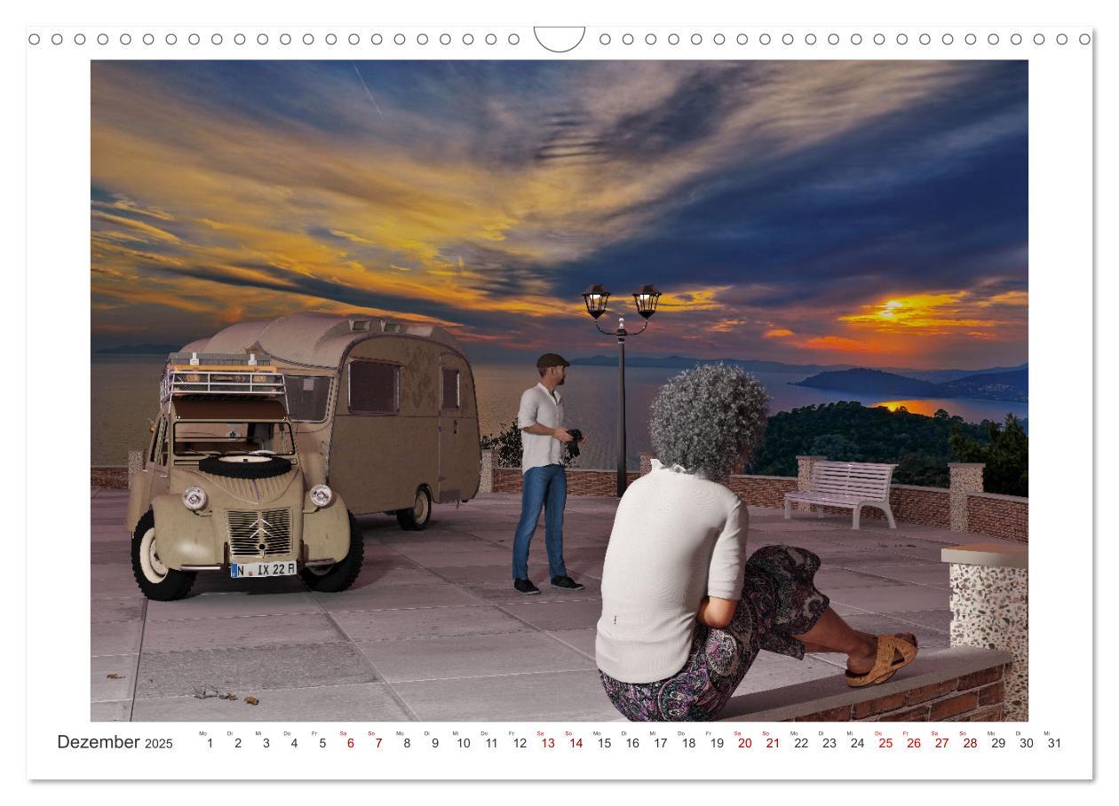 Bild: 9783435069798 | Vintage Caravaning (Wandkalender 2025 DIN A3 quer), CALVENDO...