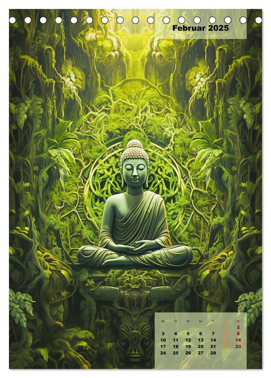 Bild: 9783435858088 | Jade Buddha - Finde die innere Mitte (Tischkalender 2025 DIN A5...