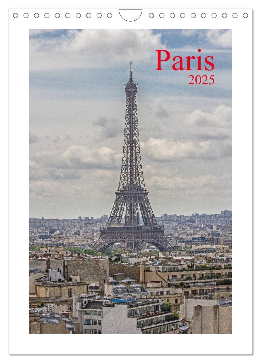 Cover: 9783457075845 | Paris (Wandkalender 2025 DIN A4 hoch), CALVENDO Monatskalender | 2025