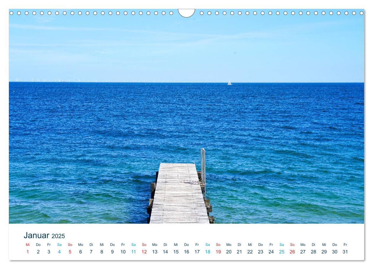 Bild: 9783435113415 | Der Fehmarn-Steg (Wandkalender 2025 DIN A3 quer), CALVENDO...