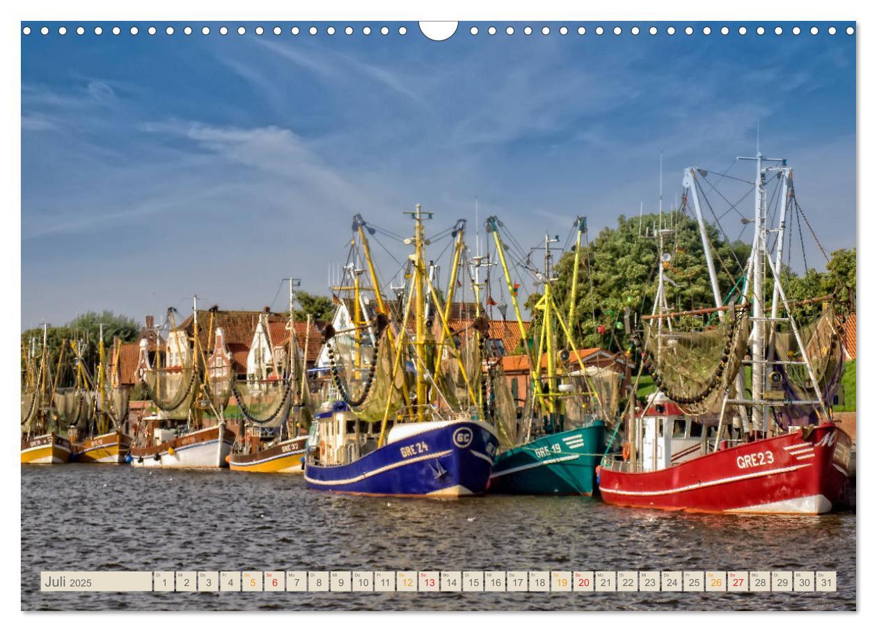 Bild: 9783435433568 | Reise an die Nordsee - Greetsiel (Wandkalender 2025 DIN A3 quer),...