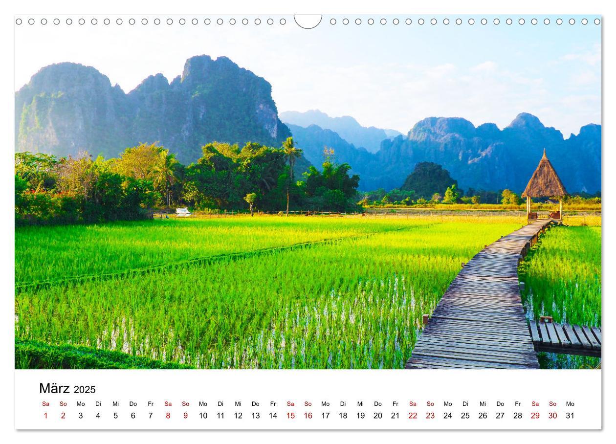 Bild: 9783435000494 | Laos - Abseits der Touristenströme. (Wandkalender 2025 DIN A3...