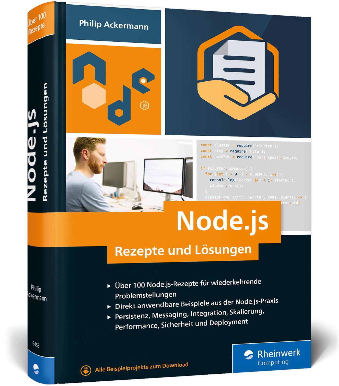 Cover: 9783836264532 | Node.js - Rezepte und Lösungen | Philip Ackermann | Buch | 651 S.