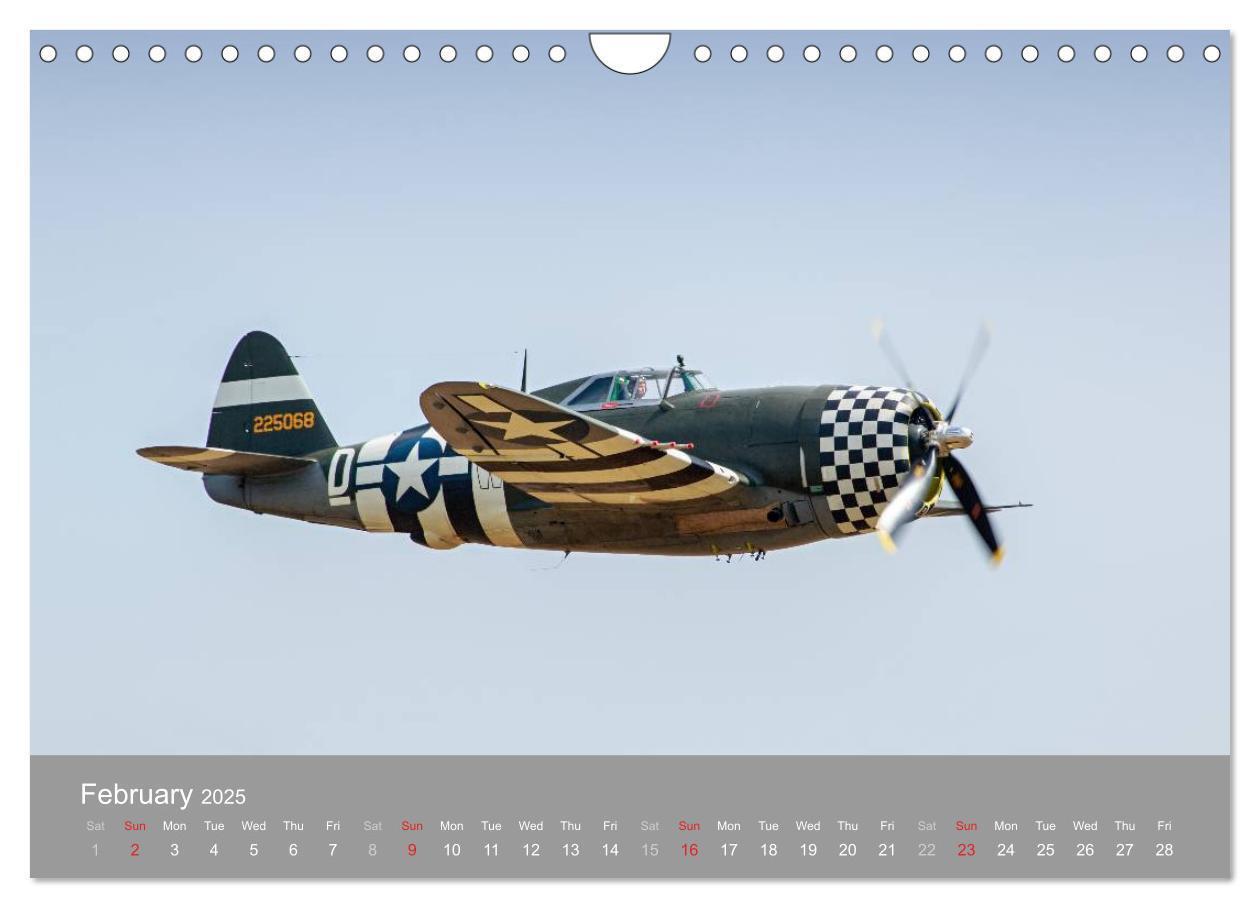 Bild: 9781325964604 | The Flying Legends (Wall Calendar 2025 DIN A4 landscape), CALVENDO...