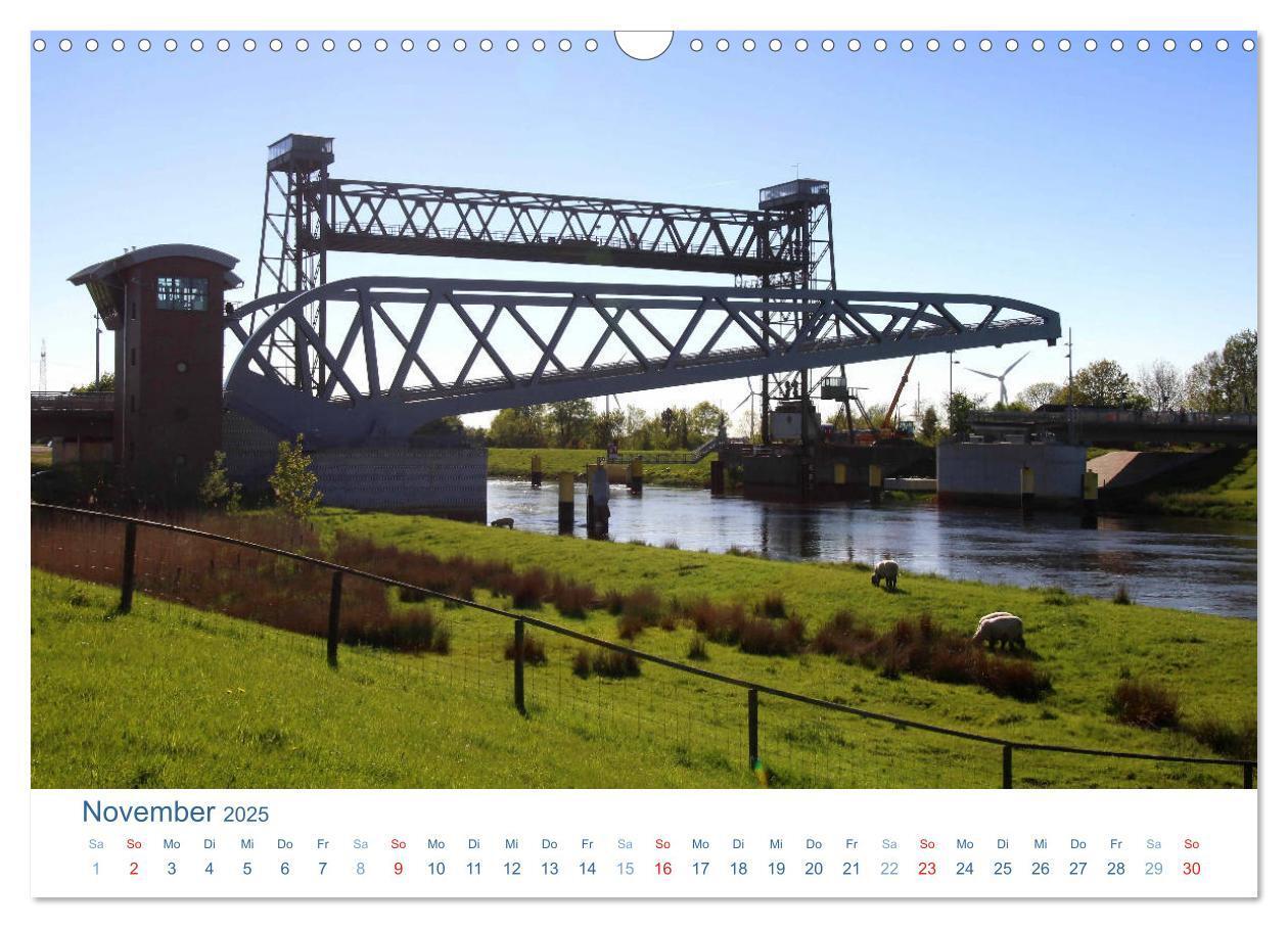 Bild: 9783435322442 | Berne 2025. Impressionen zwischen Weser und Hunte (Wandkalender...