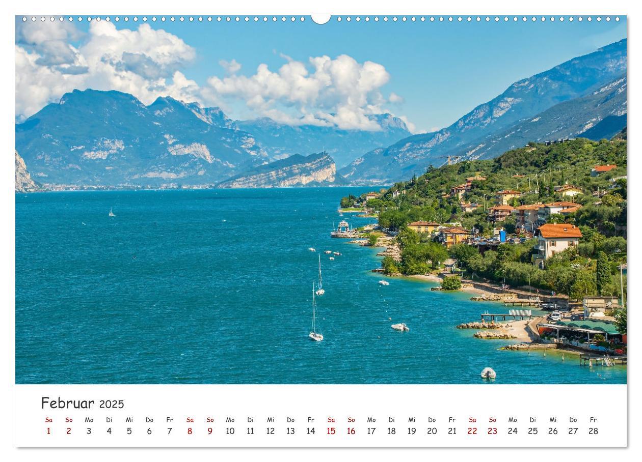 Bild: 9783435013401 | Malcesine am Gardasee (Wandkalender 2025 DIN A2 quer), CALVENDO...