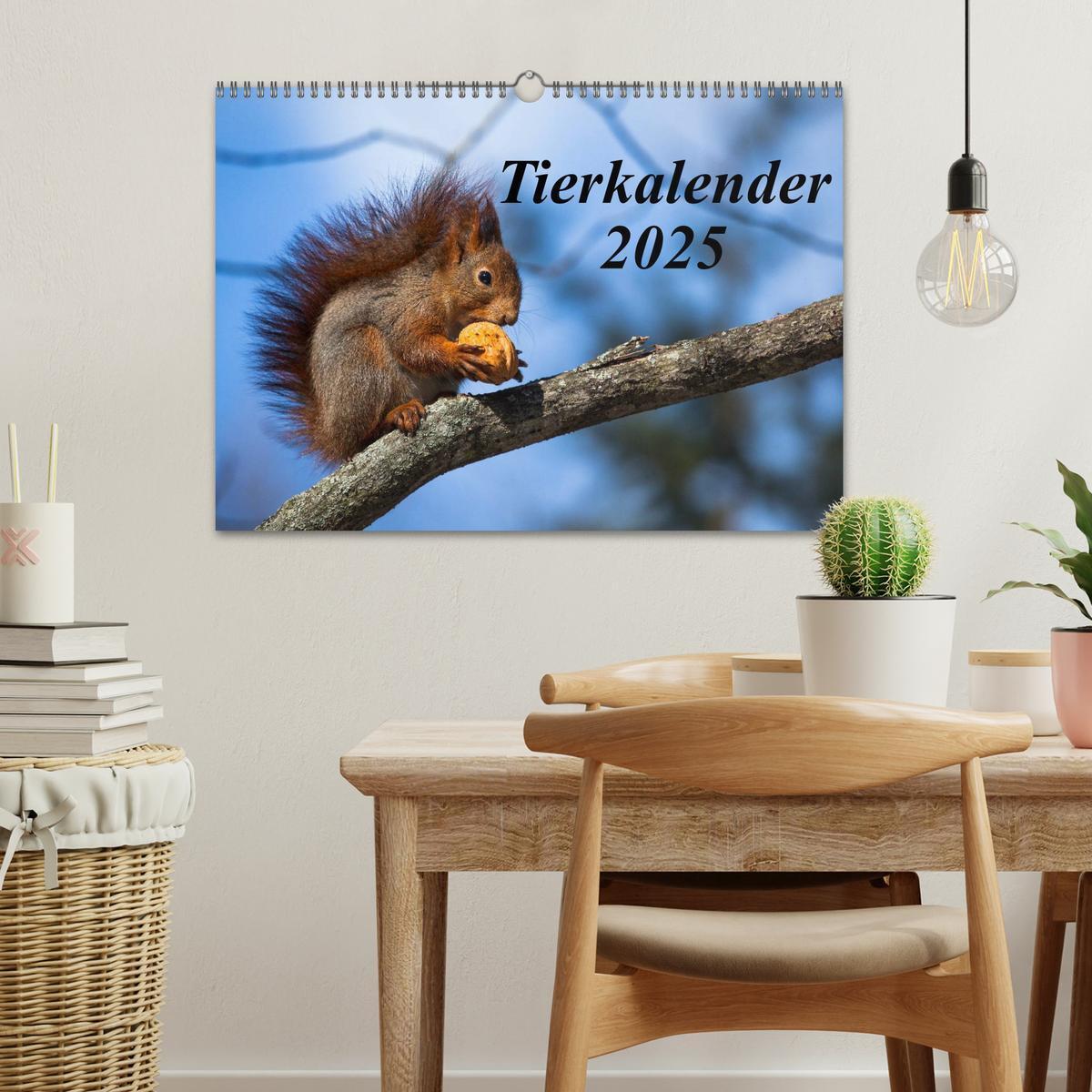 Bild: 9783435797493 | Tierkalender 2025 (Wandkalender 2025 DIN A3 quer), CALVENDO...