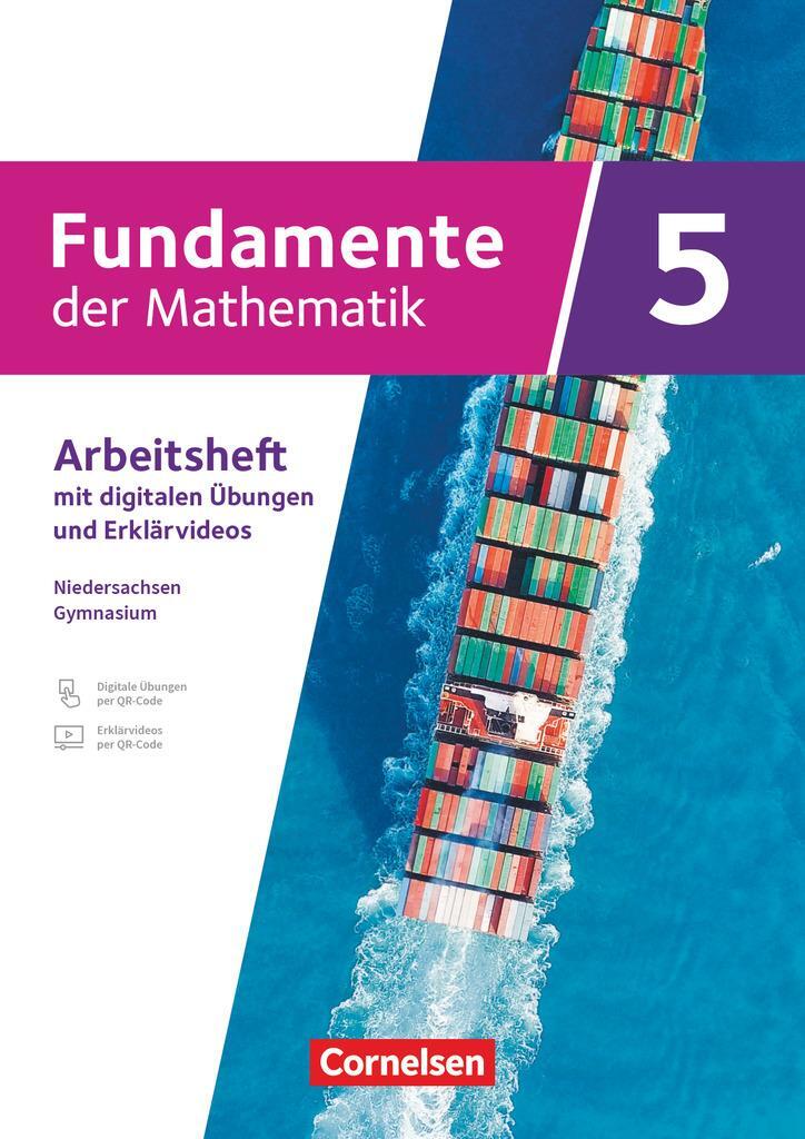 Cover: 9783060407484 | Fundamente der Mathematik 5. Schuljahr. Niedersachsen - Arbeitsheft...