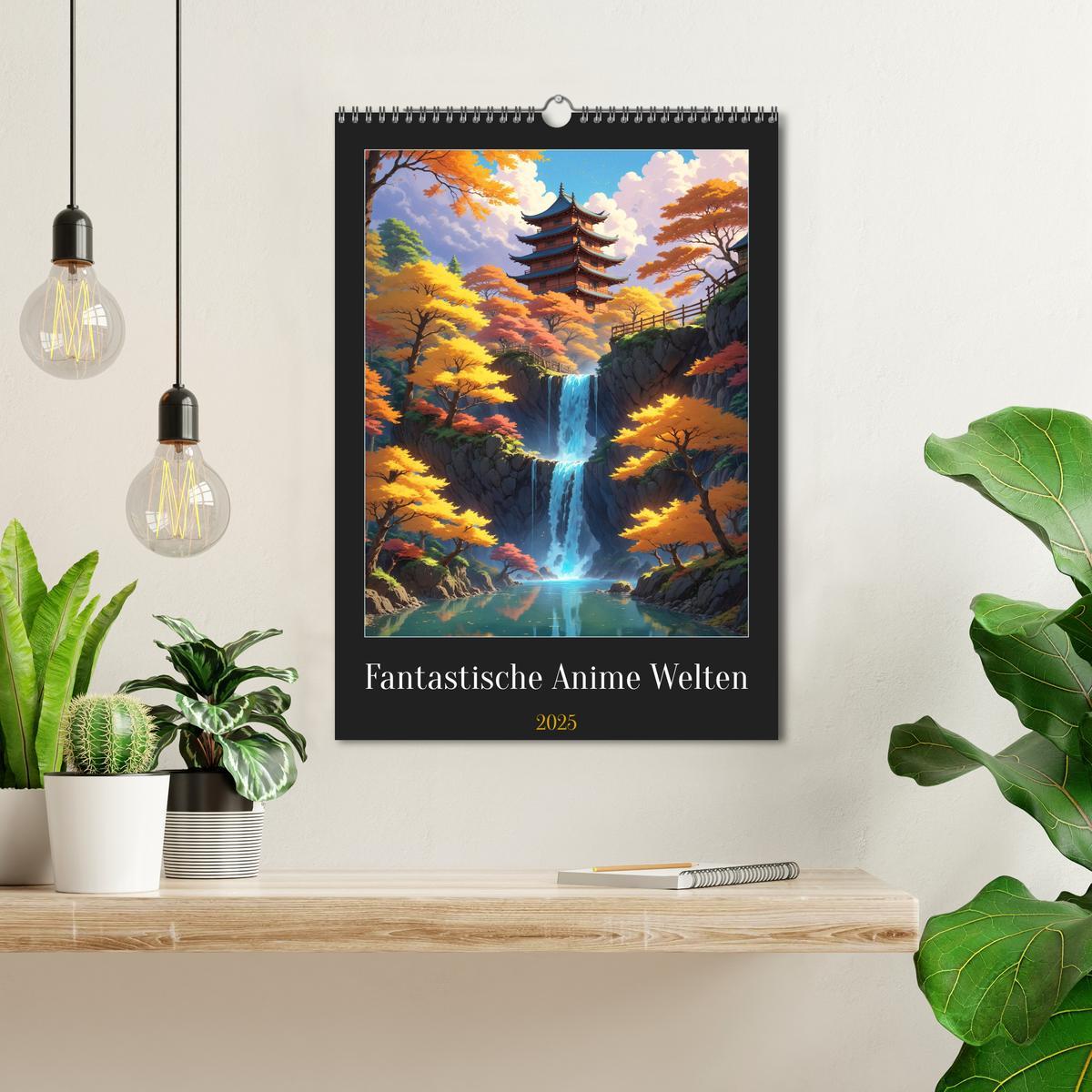 Bild: 9783435720620 | Fantastische Anime Welten (Wandkalender 2025 DIN A3 hoch), CALVENDO...