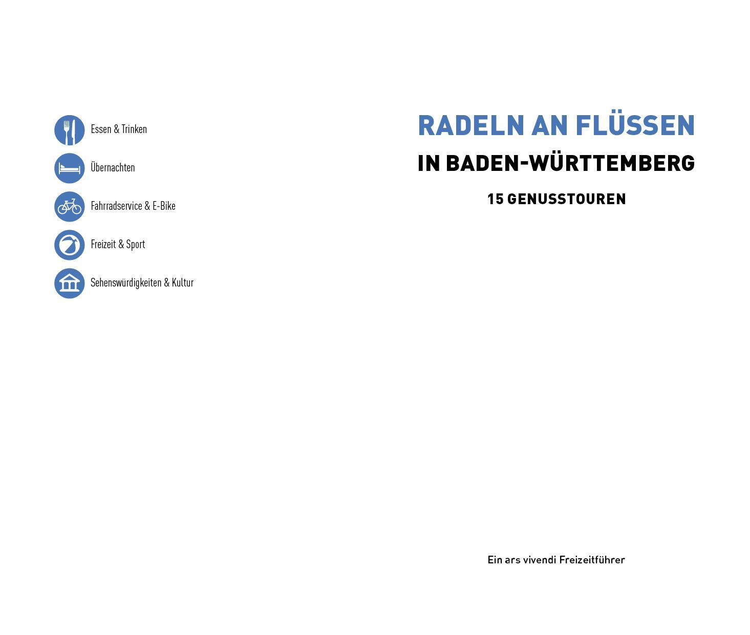 Bild: 9783747200124 | Radeln an Flüssen in Baden-Württemberg | 15 Genusstouren | Johna