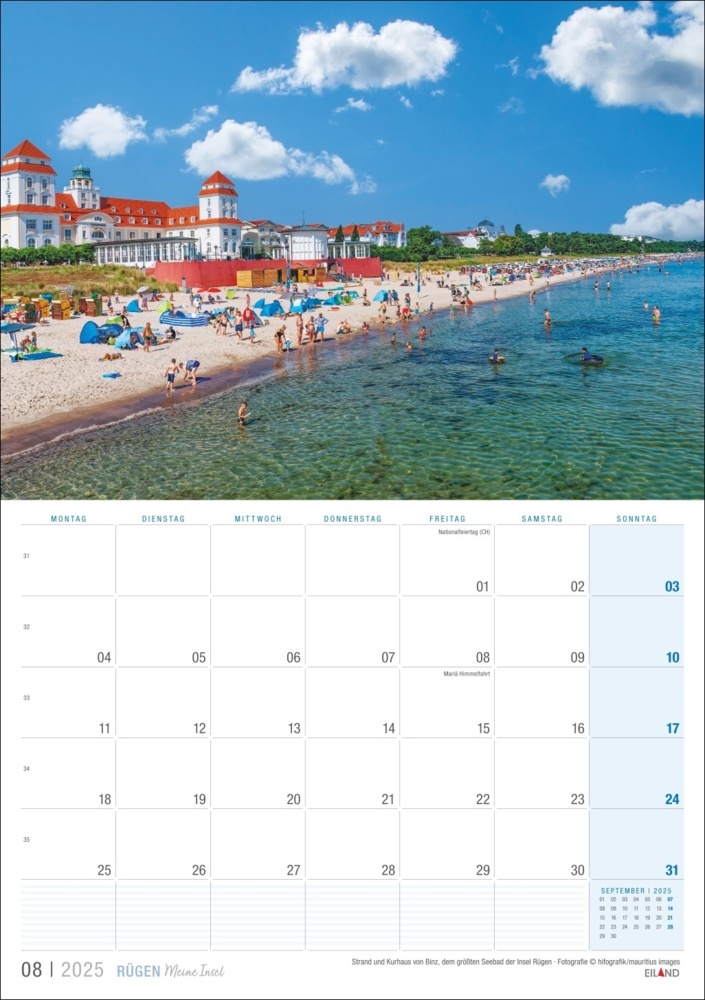 Bild: 9783964023483 | Rügen ...meine Insel Kalender 2025 | Kalender | 13 S. | Deutsch | 2025